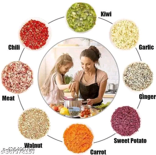 800ML manually Handy Chopper Mixer Cut for Vegetables, Fruits salads......